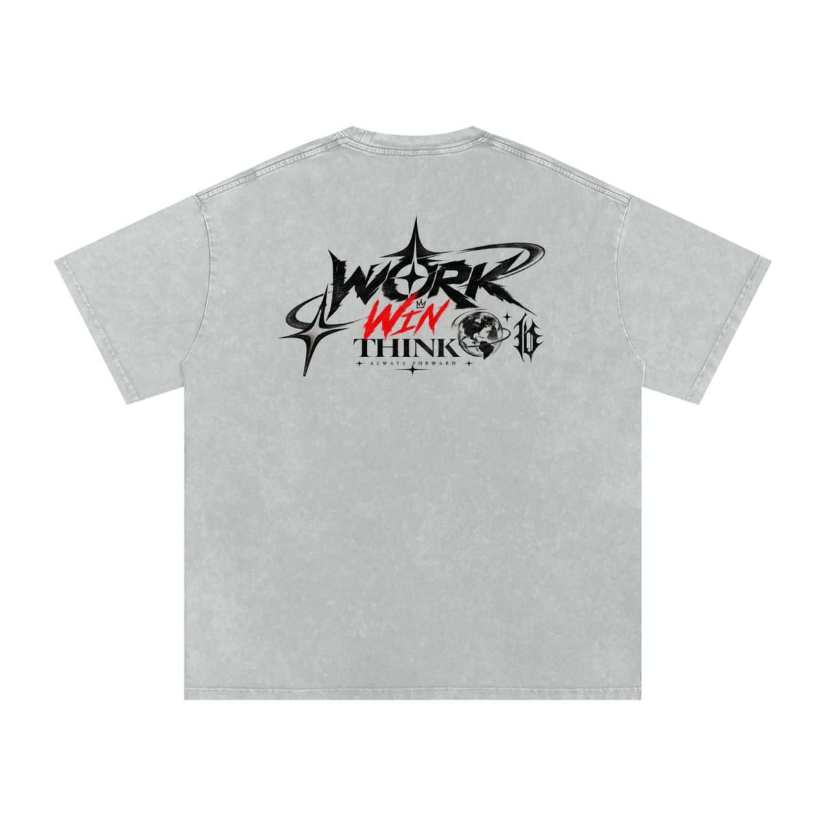None Stop Work Win Think Cotton T-Shirt