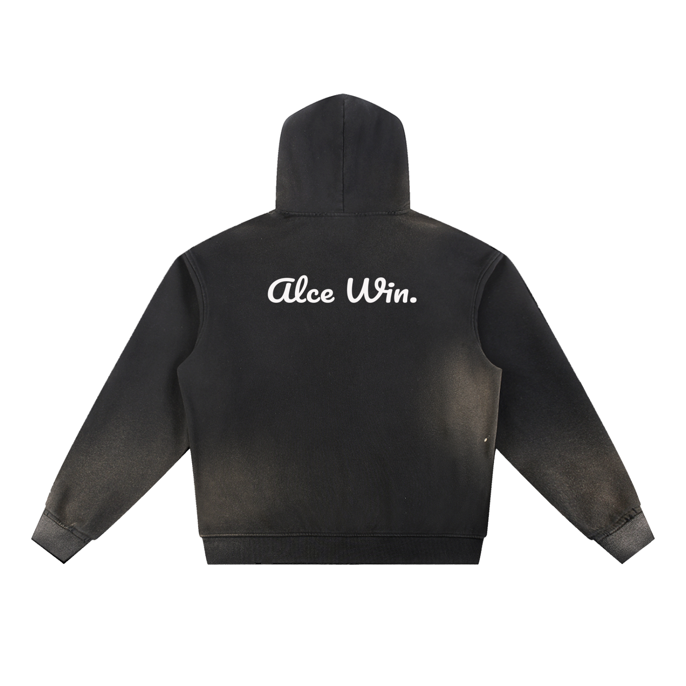 Alce Win Sun Fade Frayed Fleece Hoodie