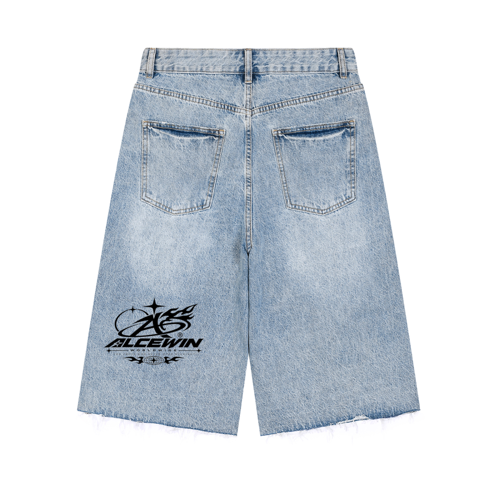 Motion Sickness Denim Shorts