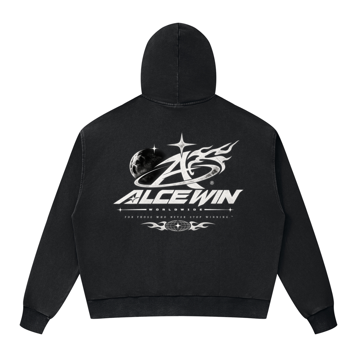 Mineral Wash Full Zip Hoodie