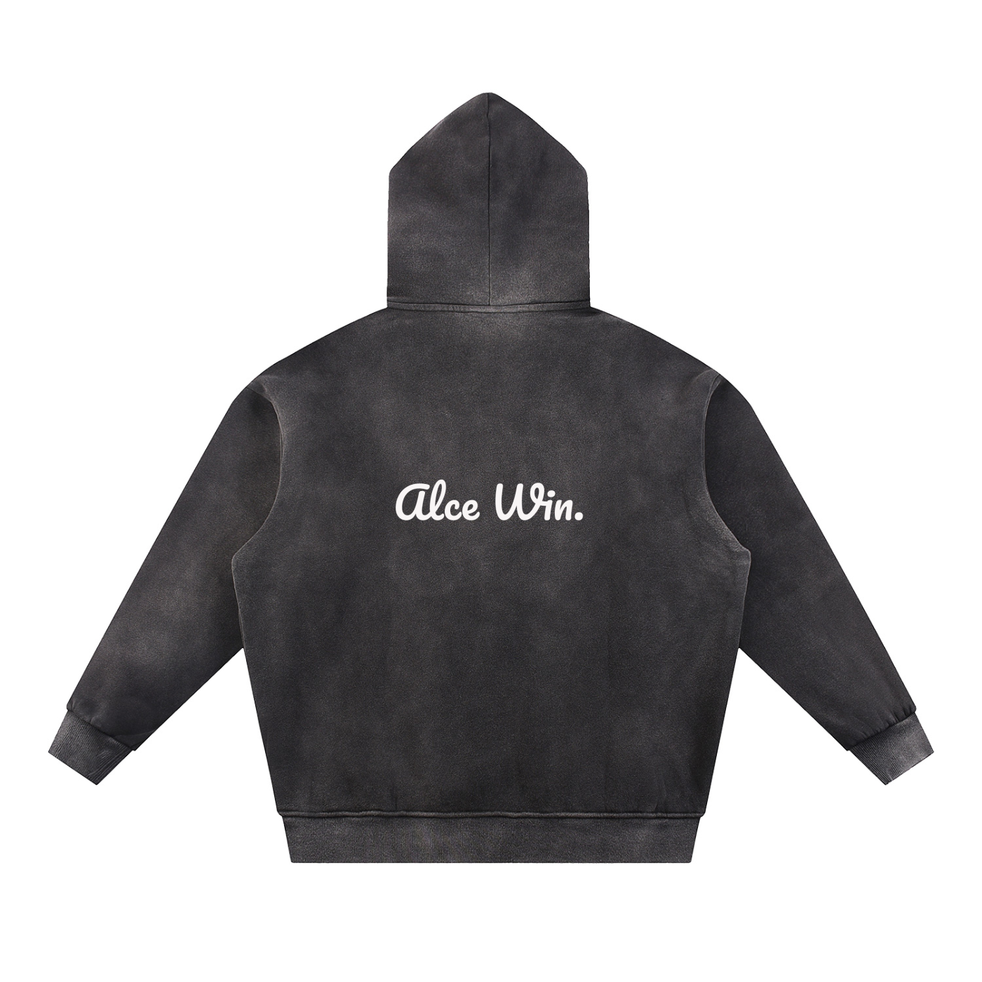 Alce Win Sun Fade Contrast Tape Hoodie