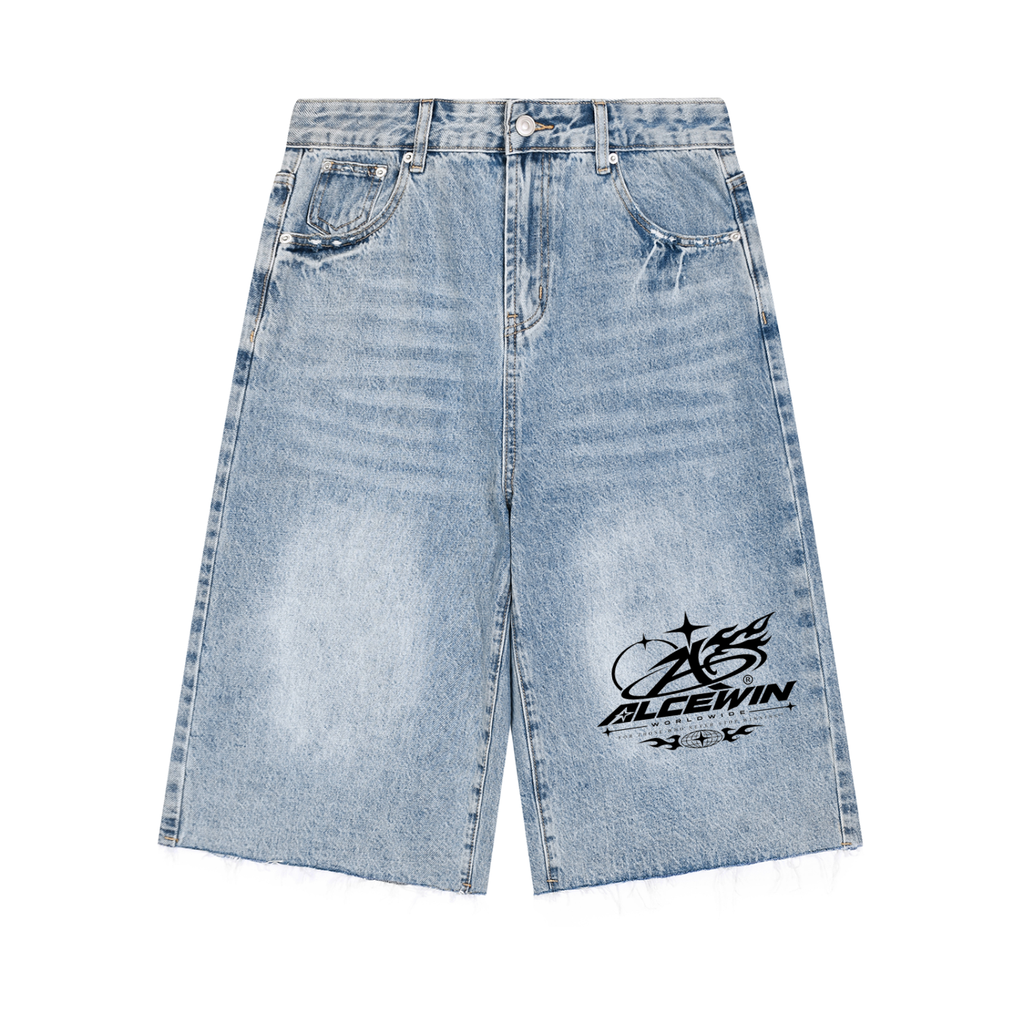 Motion Sickness Denim Shorts